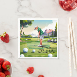 Verjaardag Bash op het groen Servet