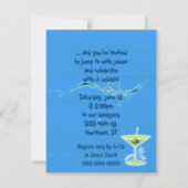 Verjaardag Bash Pool Party Kaart (Achterkant)