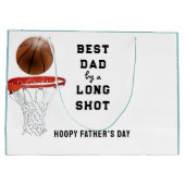 Verjaardag basketbal vader groot cadeauzakje (Achterkant)