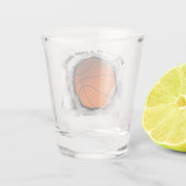 Verjaardag basketbal vader shot glas (Achterkant)