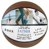 Verjaardag basketbal van vader of vaderdag (Voorkant)