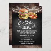 Verjaardag BBQ 70e verjaardag Uitnodiging (Voorkant / Achterkant)