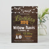 Verjaardag BBQ Kaart (Staand voorkant)