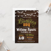 Verjaardag BBQ Kaart (Voorkant / Achterkant in situ)