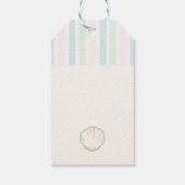 Verjaardag Beach Club Cadeaulabel (Achterkant)