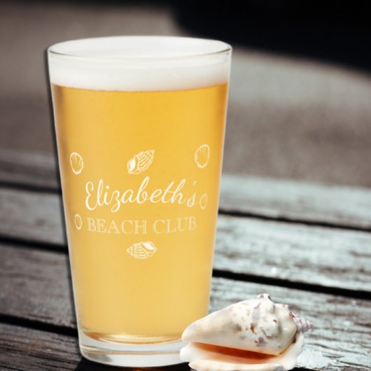 Verjaardag Beach Club Glas