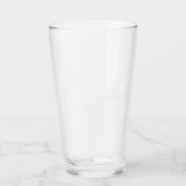 Verjaardag Beach Club Glas (Voorkant)