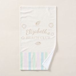 Verjaardag Beach Club Handdoek