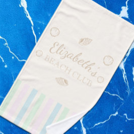 Verjaardag Beach Club Handdoek