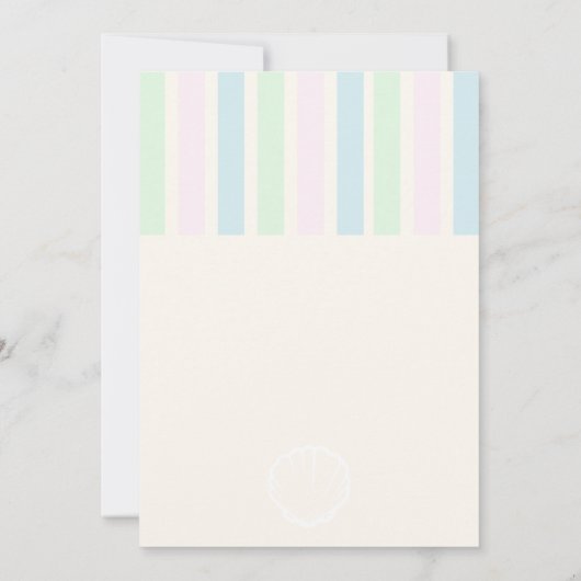 Verjaardag Beach Club Kaart (Achterkant)