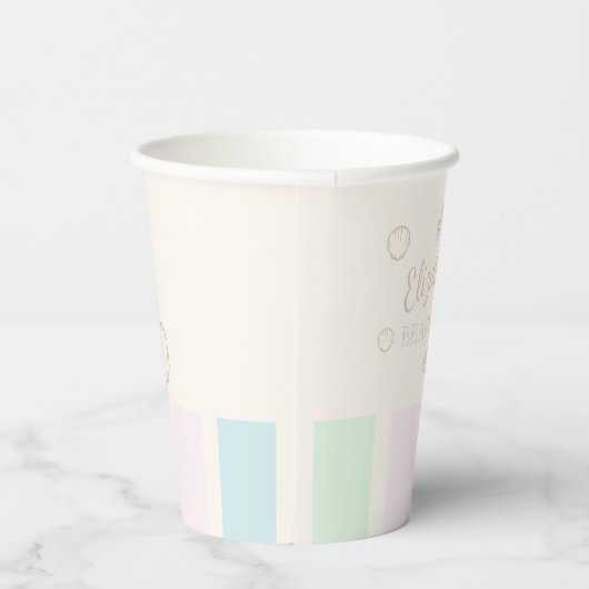 Verjaardag Beach Club Papieren Bekers (Rechts)