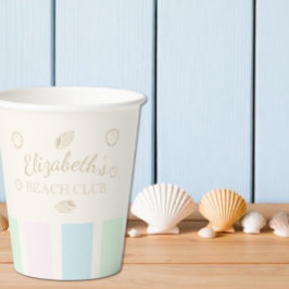 Verjaardag Beach Club Papieren Bekers