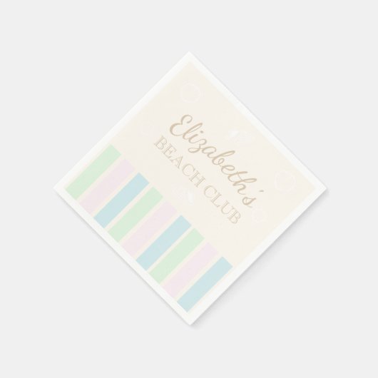 Verjaardag Beach Club Servet (Hoek)