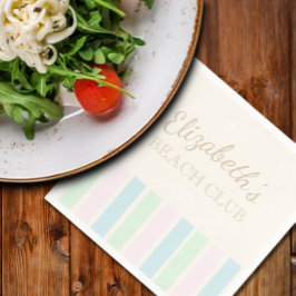 Verjaardag Beach Club Servet