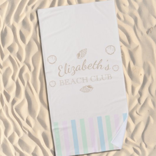 Verjaardag Beach Club Strandlaken