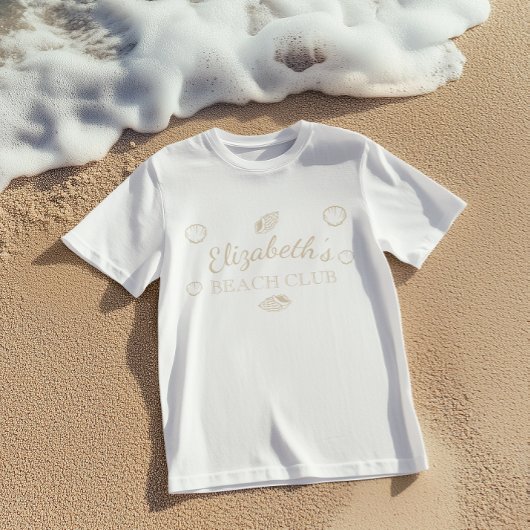 Verjaardag Beach Club T-shirt