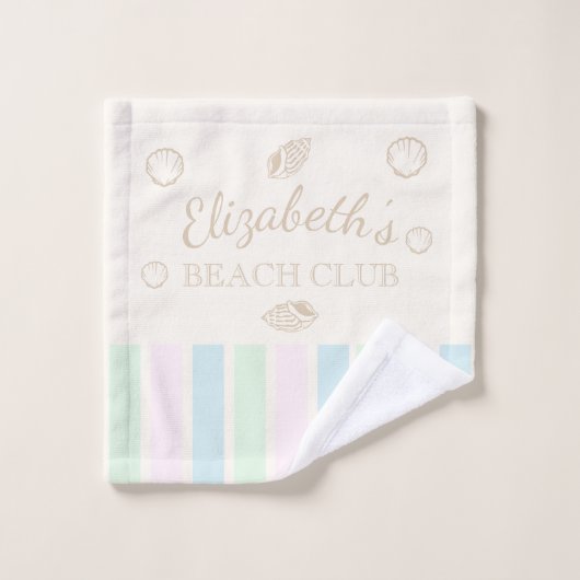 Verjaardag Beach Club Washandje (Wasdoekje)