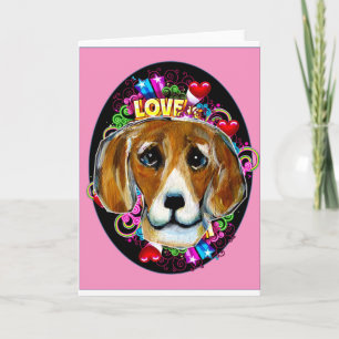 VERJAARDAG BEAGLE KAART