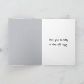 Verjaardag Bearded Collies op Motorcycle Kaart (Binnen)