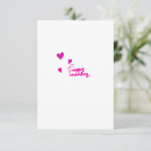 Verjaardag! Bedankkaart (Staand voorkant)