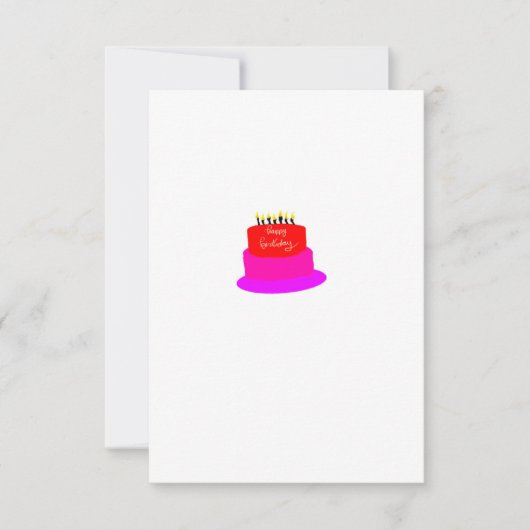 Verjaardag! Bedankkaart (Voorkant)