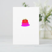 Verjaardag! Bedankkaart (Staand voorkant)