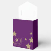 Verjaardag Bedankt Chic Gold Stars Favoriete Boxen Bedankdoosjes (Geopend)