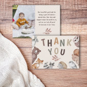 Verjaardag Bedankt met Gril Dieren uit het Bos