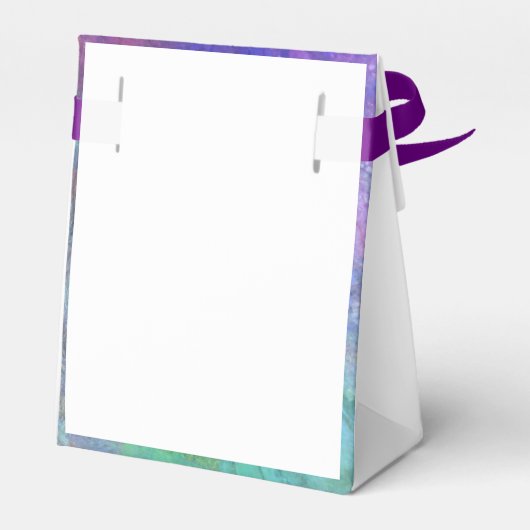 Verjaardag Bedankt Moderne Roze Paarse gunstboxen Bedankdoosjes (Achterkant)