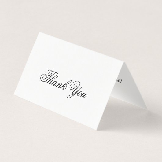 Verjaardag Bedankt vouwende Kaart (Voorkant)