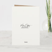 Verjaardag bedelen hond met karton teken kaart (Achterkant)