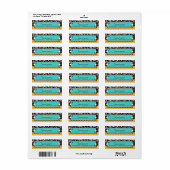 Verjaardag Bee Business Retourlabel Etiket (Full Sheet)