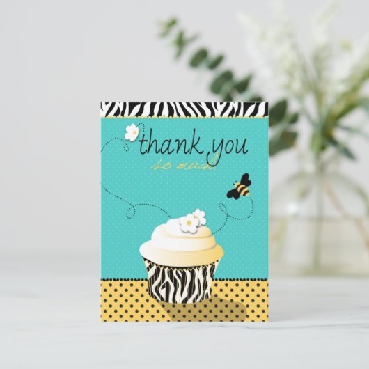 Verjaardag Bee TY Briefkaart (Staand voorkant)