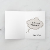 Verjaardag Beer Humor Kaart (Binnen)