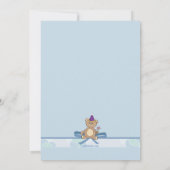 Verjaardag Beer Invitation Kaart (Achterkant)