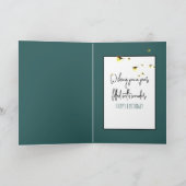 Verjaardag Beer met vuurvliegjes in potje Kaart (Binnen)