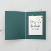 Verjaardag Beer met vuurvliegjes in potje Kaart (Binnen)