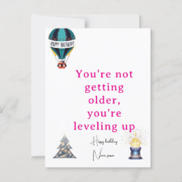 Verjaardag begroet Kaart Uniek & Gepersonaliseerd 