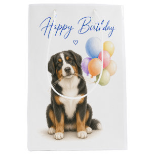Verjaardag Berner Sennenhond Medium Cadeauzakje