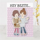 VERJAARDAG BESTE VRIEND (BFF) GIGANTISCHE OVERSIZE KAART (Gele Bloem)