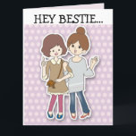 VERJAARDAG BESTE VRIEND (BFF) GIGANTISCHE OVERSIZE KAART<br><div class="desc">BESTIE VERJAARDAG WENSKAART</div>