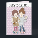 VERJAARDAG BESTE VRIEND (BFF) GIGANTISCHE OVERSIZE KAART<br><div class="desc">BESTIE VERJAARDAG WENSKAART</div>