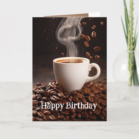 Verjaardag Beter met Koffiepret Kaart (Voorkant)