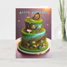 Verjaardag Betoverd Bos Vlinders Paddenstoelen