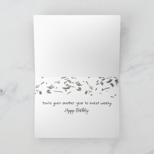 Verjaardag Beurs Crash Kaart (Binnen)