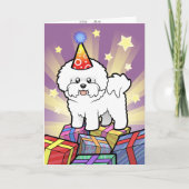 Verjaardag Bichon Frise Kaart (Voorkant)
