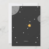 Verjaardag bij ruimtedieren kaart (Achterkant)