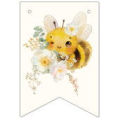 Verjaardag Bijen Bunting vlaggen Vlaggetjes (Eerste vlag)