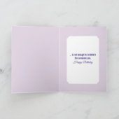 Verjaardag Bird of Paradise Bloemenboeket Kaart (Binnen)