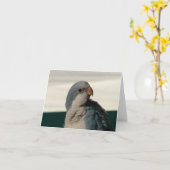 Verjaardag Birdie Kaart (Gele Bloem)